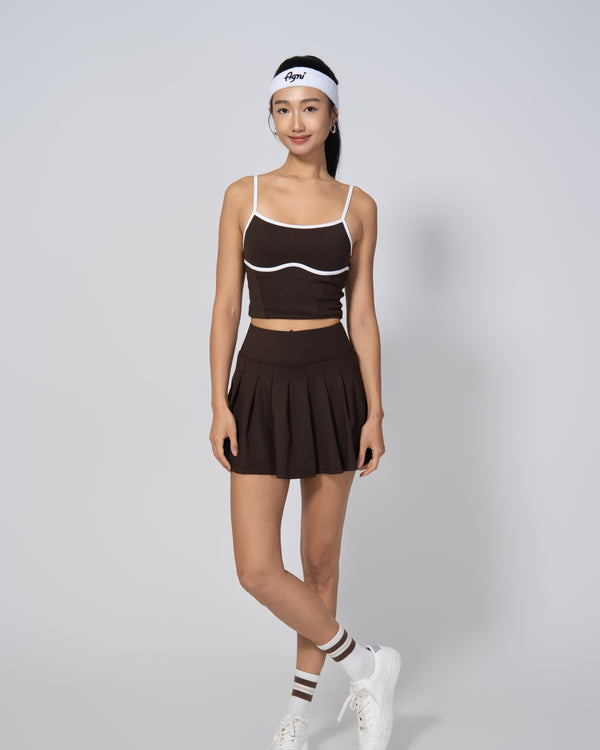 Corset Bra Top - Espresso