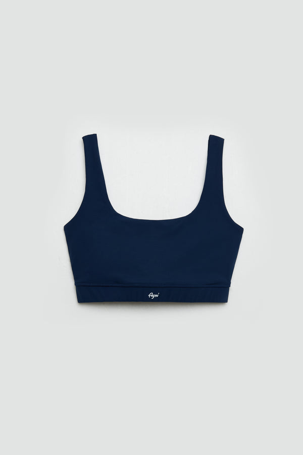 Daily Square Neck Bra - Indigo