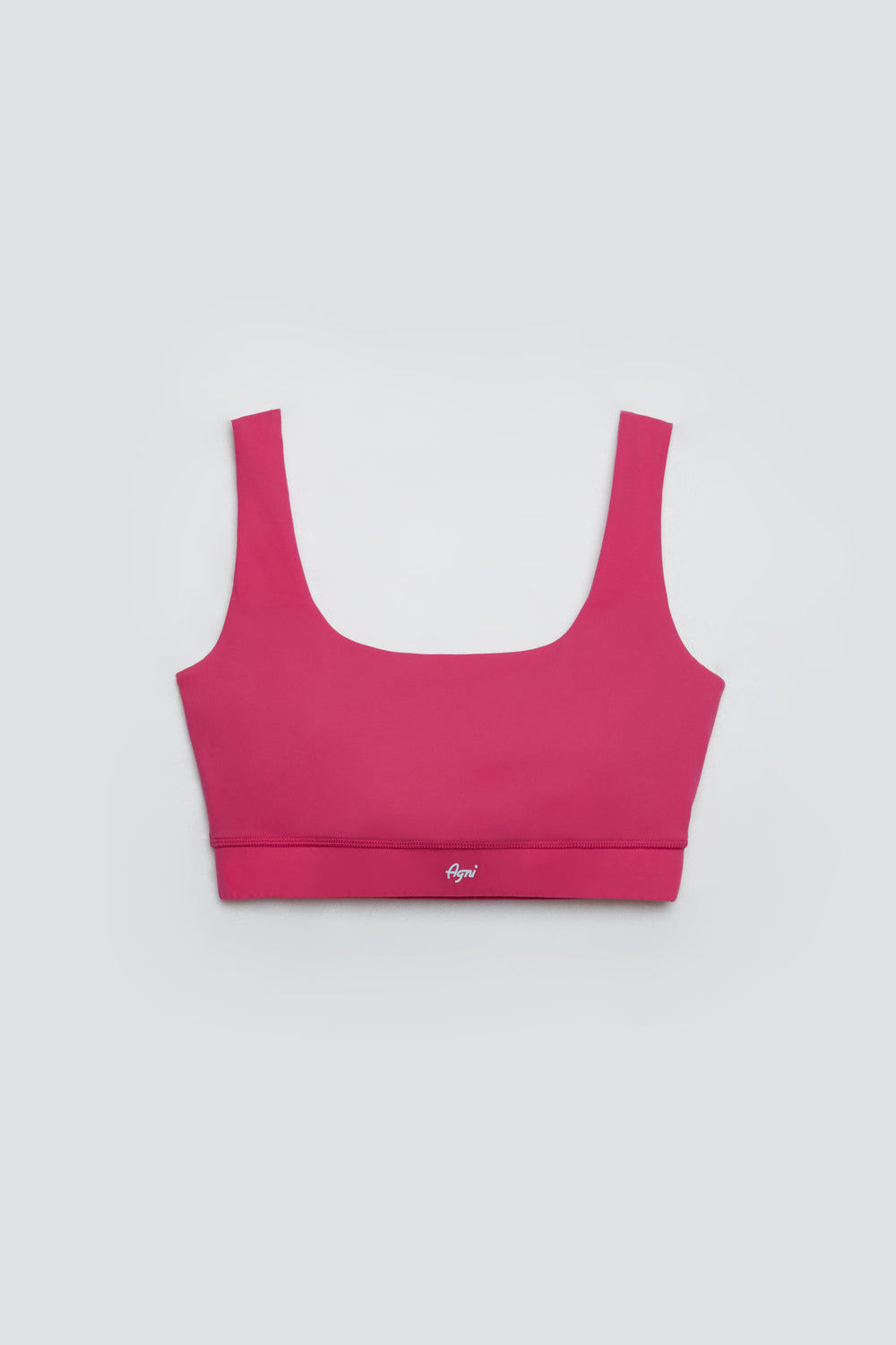 Daily Square Neck Bra - Raspberry Pink