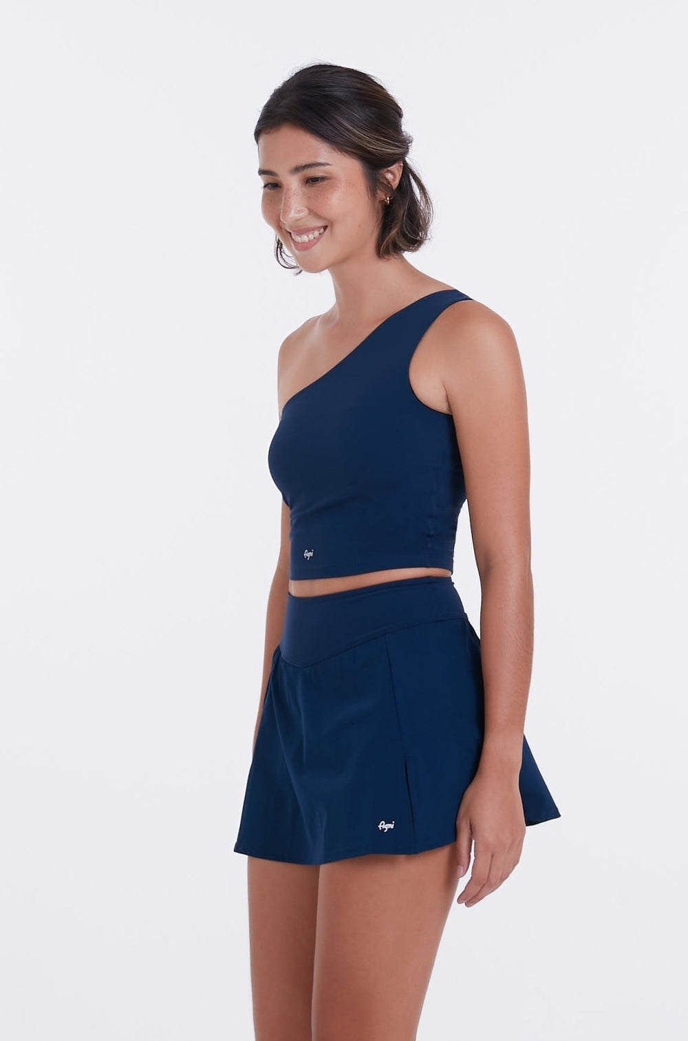 Asymmetrical Bra Top - Indigo