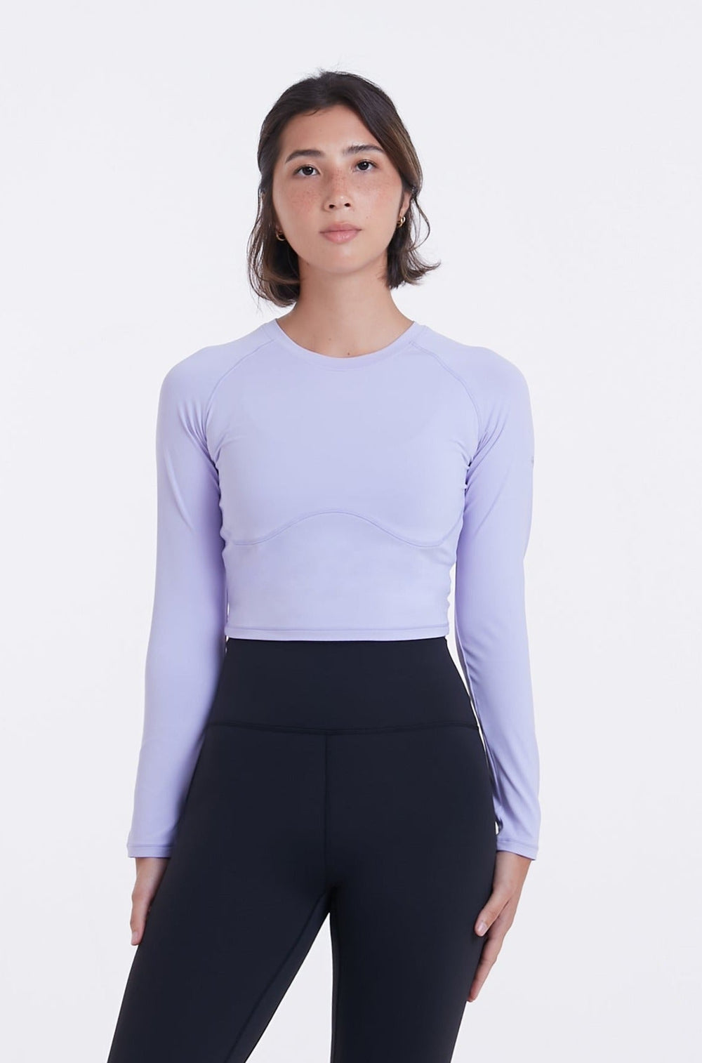 Long sleeve Muscle Tee - Digital Lavender