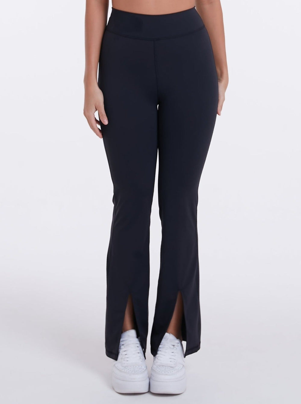 Flared Leggings - Black