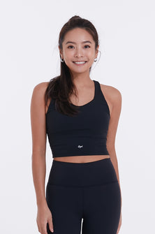 Classic Racerback Bra Top - Black