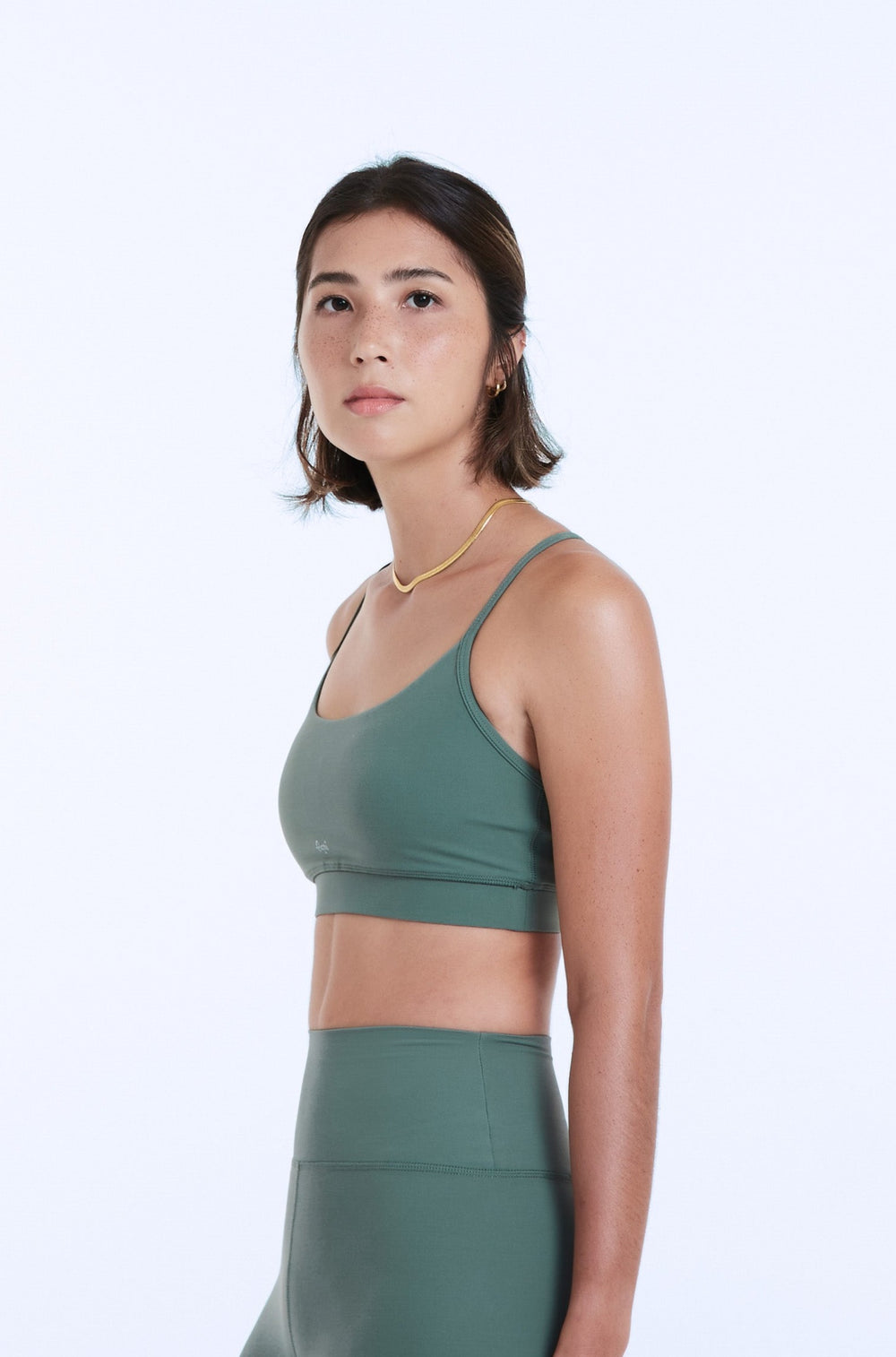 Classic Slim Racerback Bra - Sage